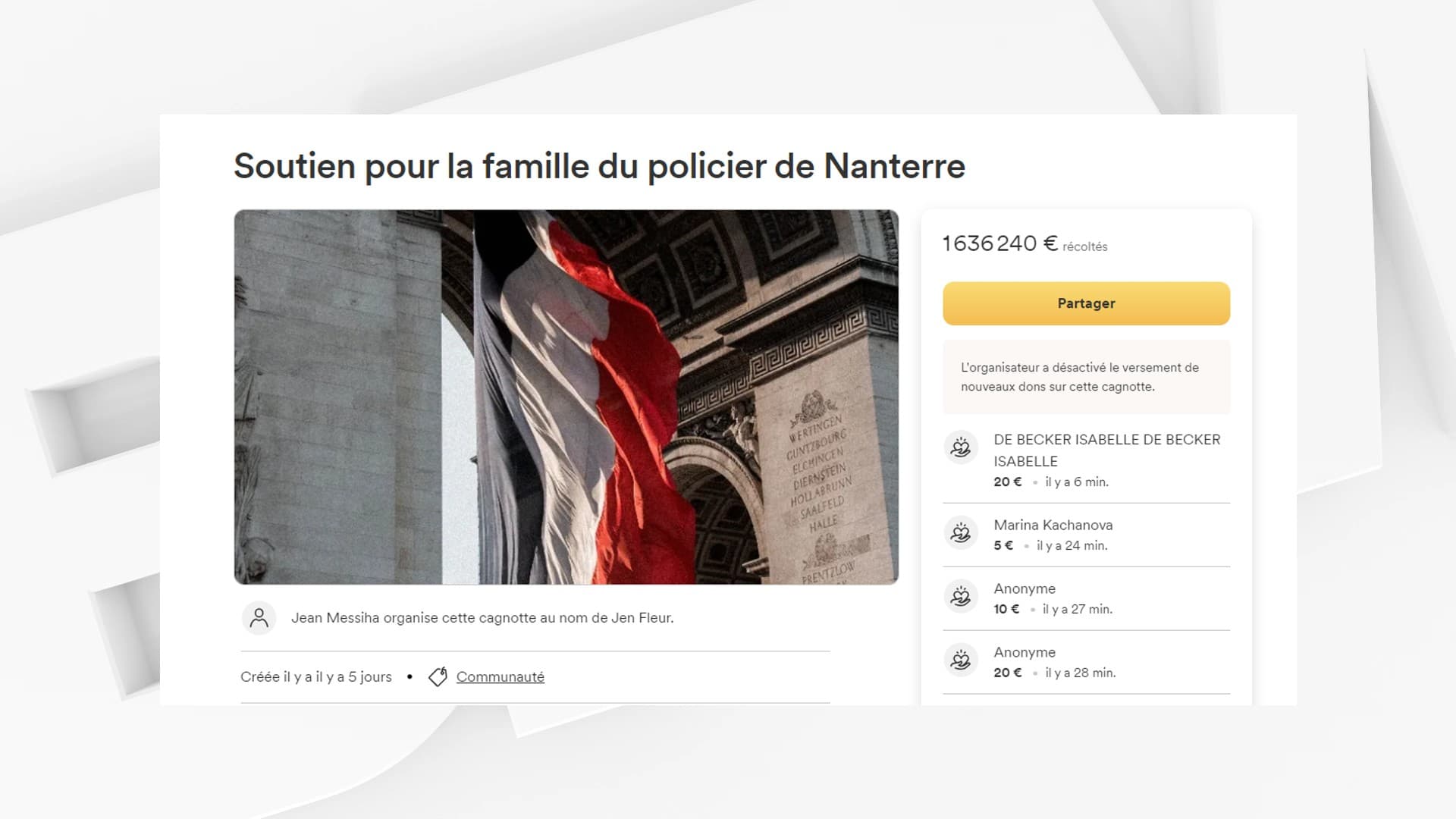 La cagnotte pour Sonia : une solidarité débordante malgré l&rsquo;absence de financement public